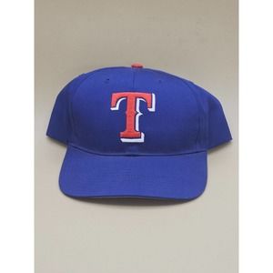 Vintage Texas Rangers American Needle Snapback Hat MLB Royal Blue Adjustable